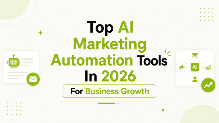 Top AI Marketing Automation Tools In 2026 For Business Growth