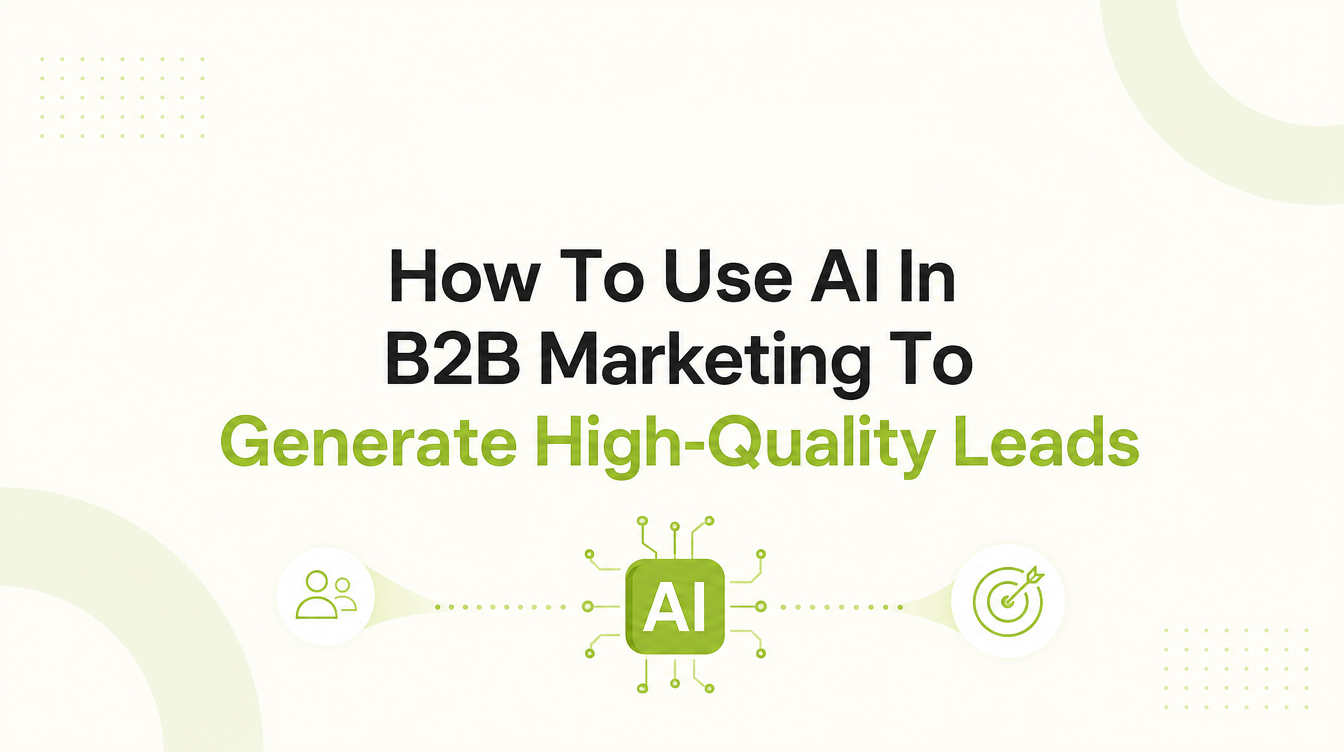 AI In B2B Marketing