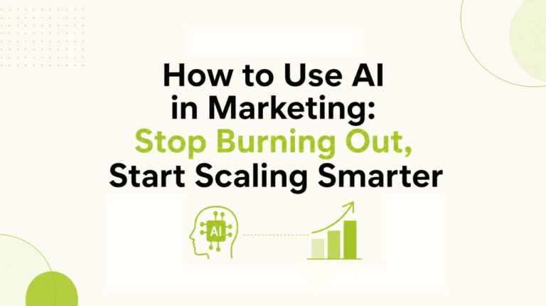 How to Use AI in Marketing to Scale Campaigns Faster