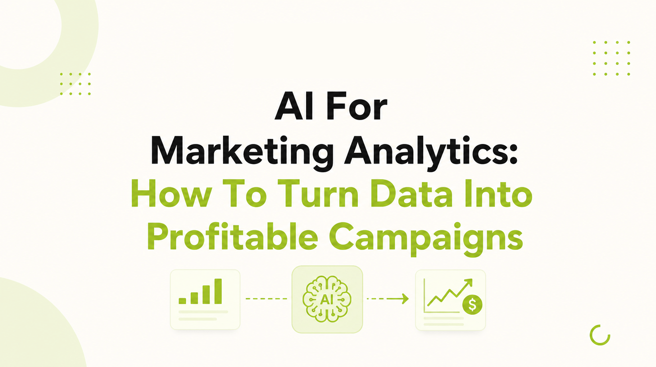 AI For Marketing Analytics