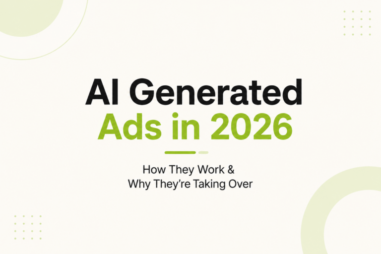AI Generated Ads: What They Are, How They Work, and Why They’re Taking Over in 2026