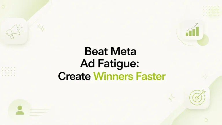 Meta Ads Creative Fatigue: How Top Media Buyers Generate Winning Creatives Faster