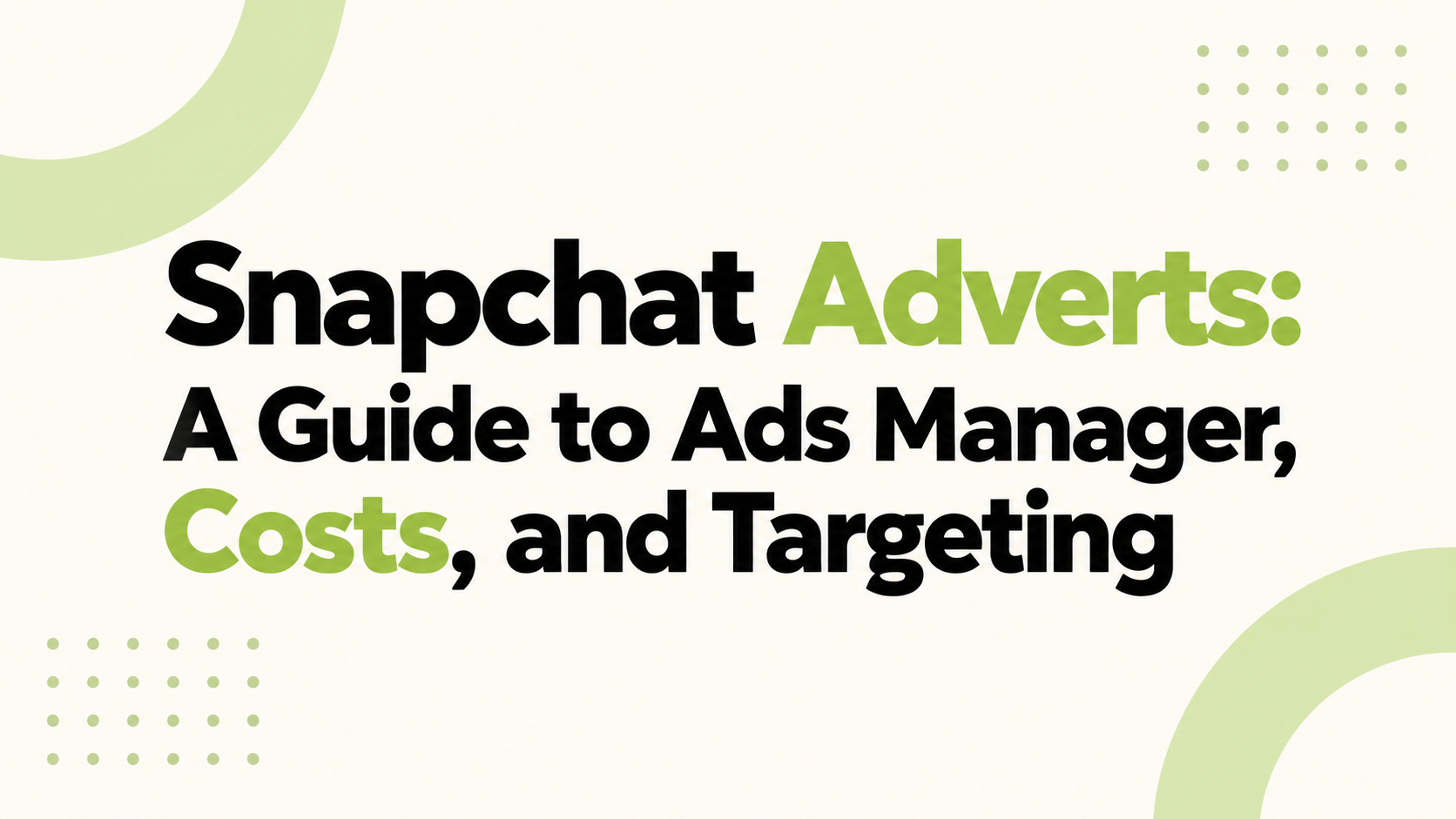 Snapchat Adverts