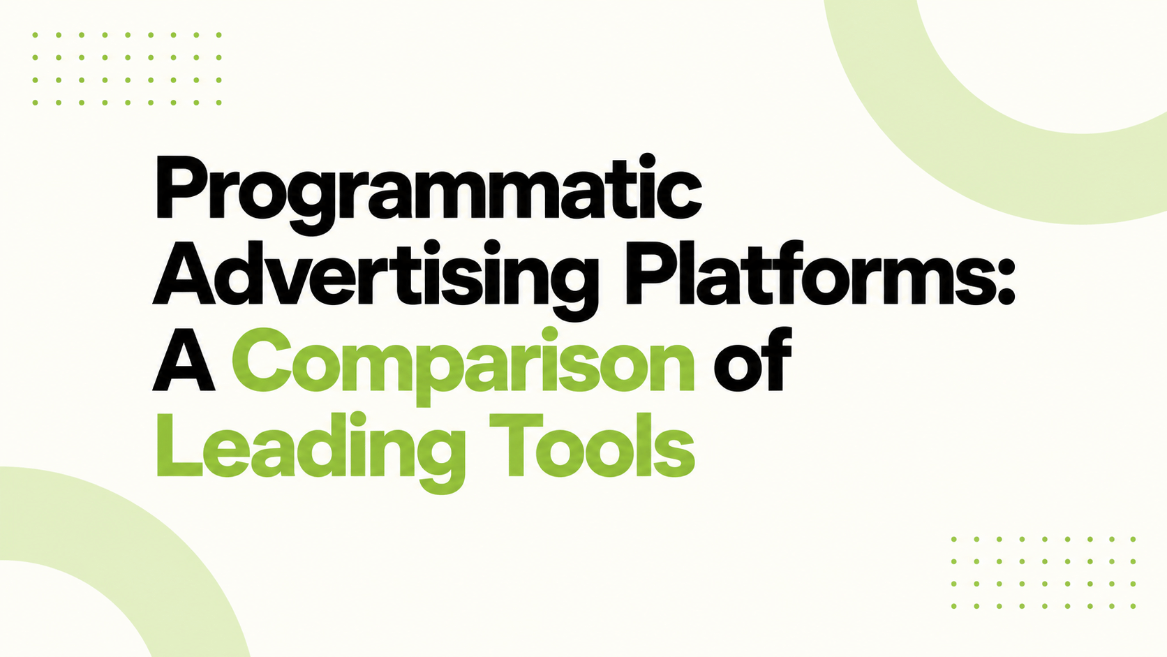 programmatic advertising platforms