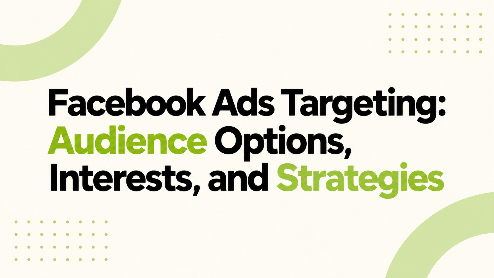 facebook ads targeting